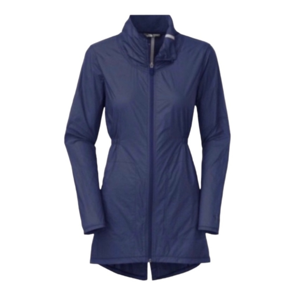 NWT The North Face Mas Woven Trench Casual Active Purple Jacket Coat SP